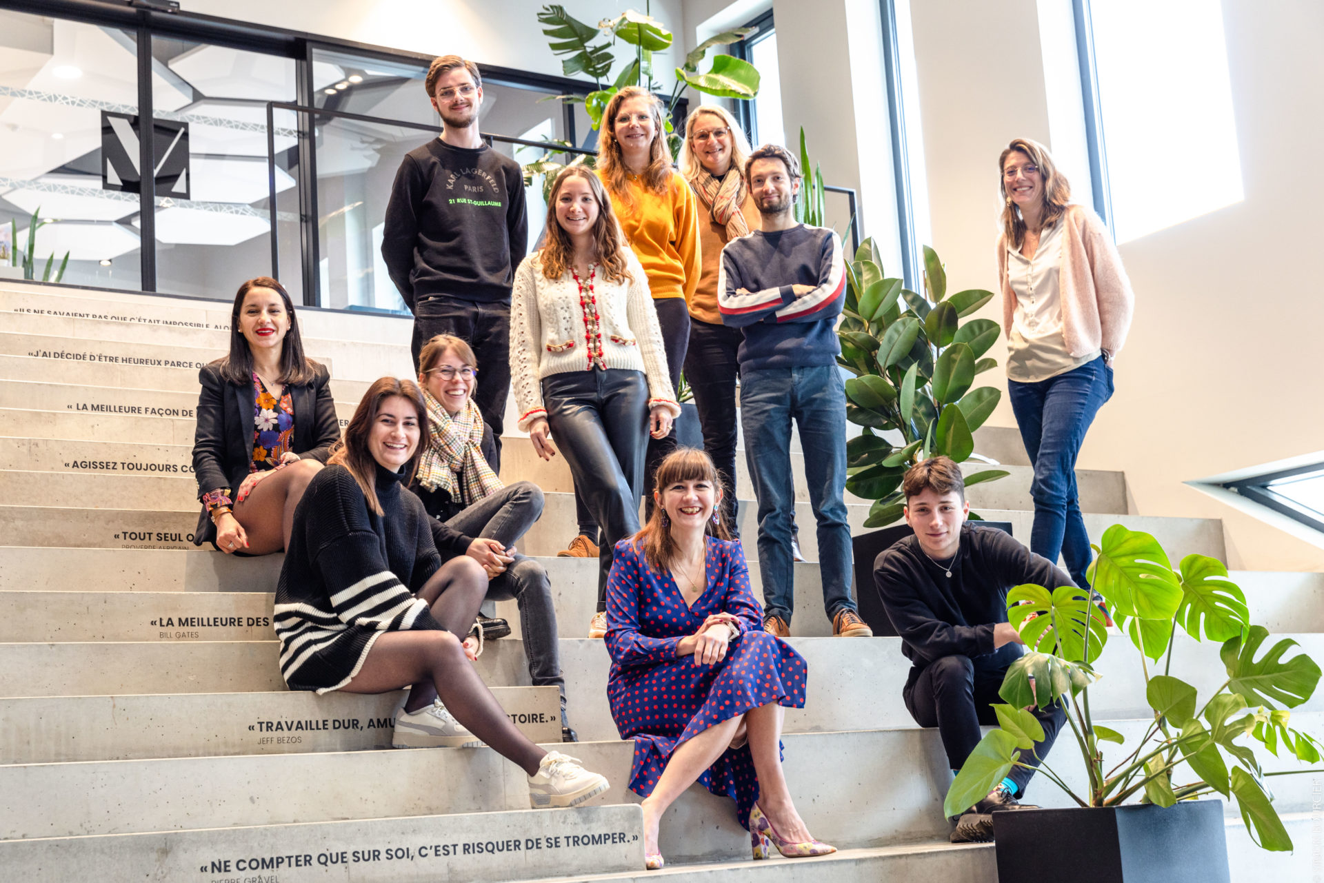 Photo de groupe des collaborateurs de l'agence Winbound